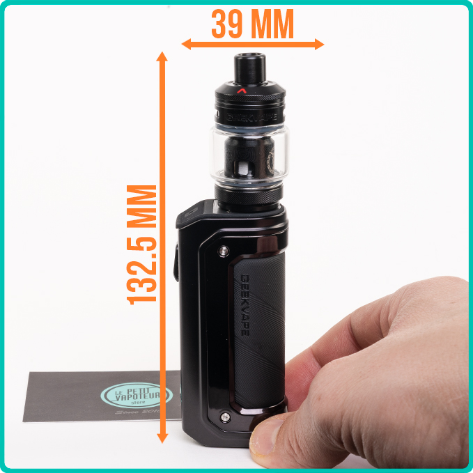 Dimensions du Kit Aegis Mini 5 Geekvape